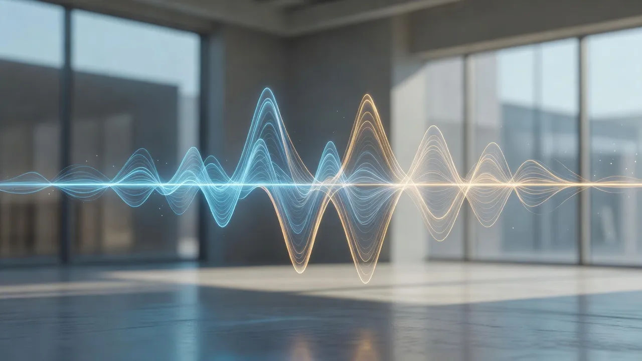 Short jingle line flowing into a lively bouncing waveform