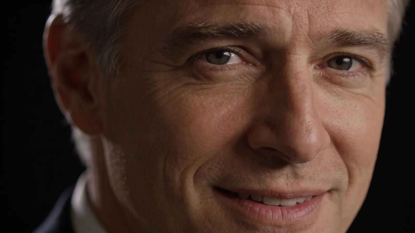 Mature professional man in cinematic portrait