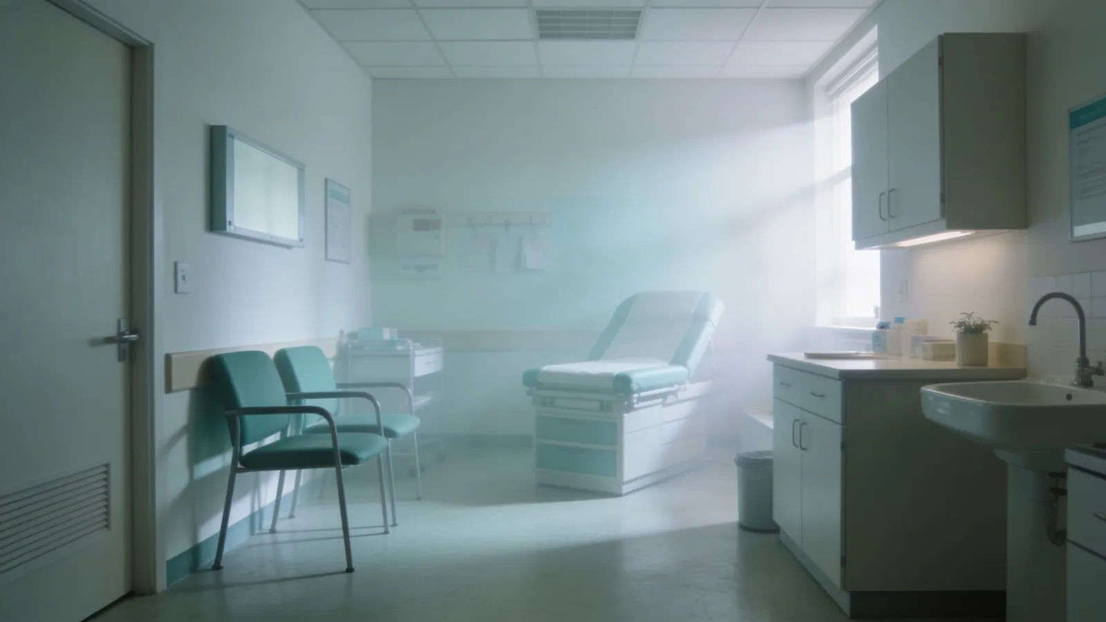Generic calm clinical consultation room