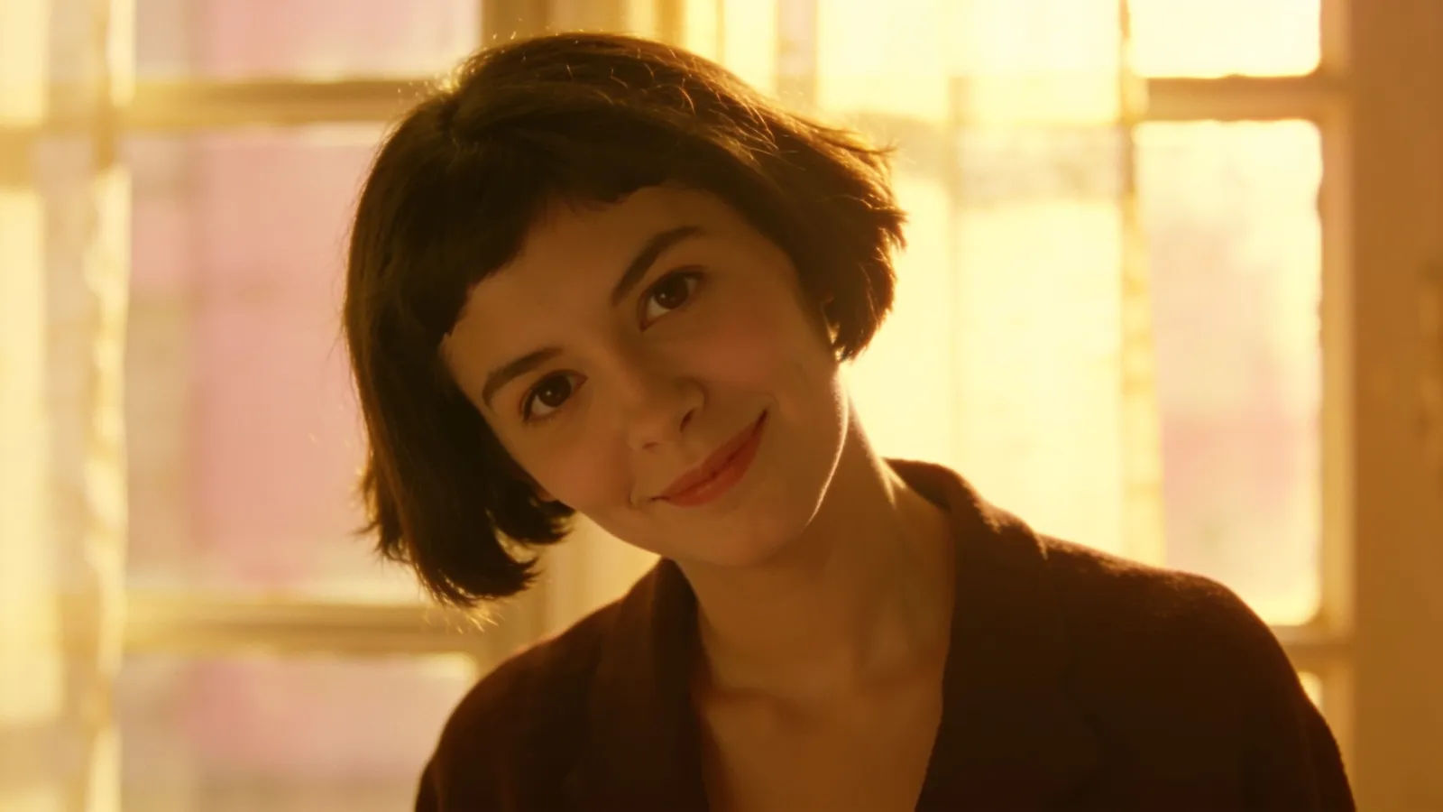 Gentle warm figure with soft smile
