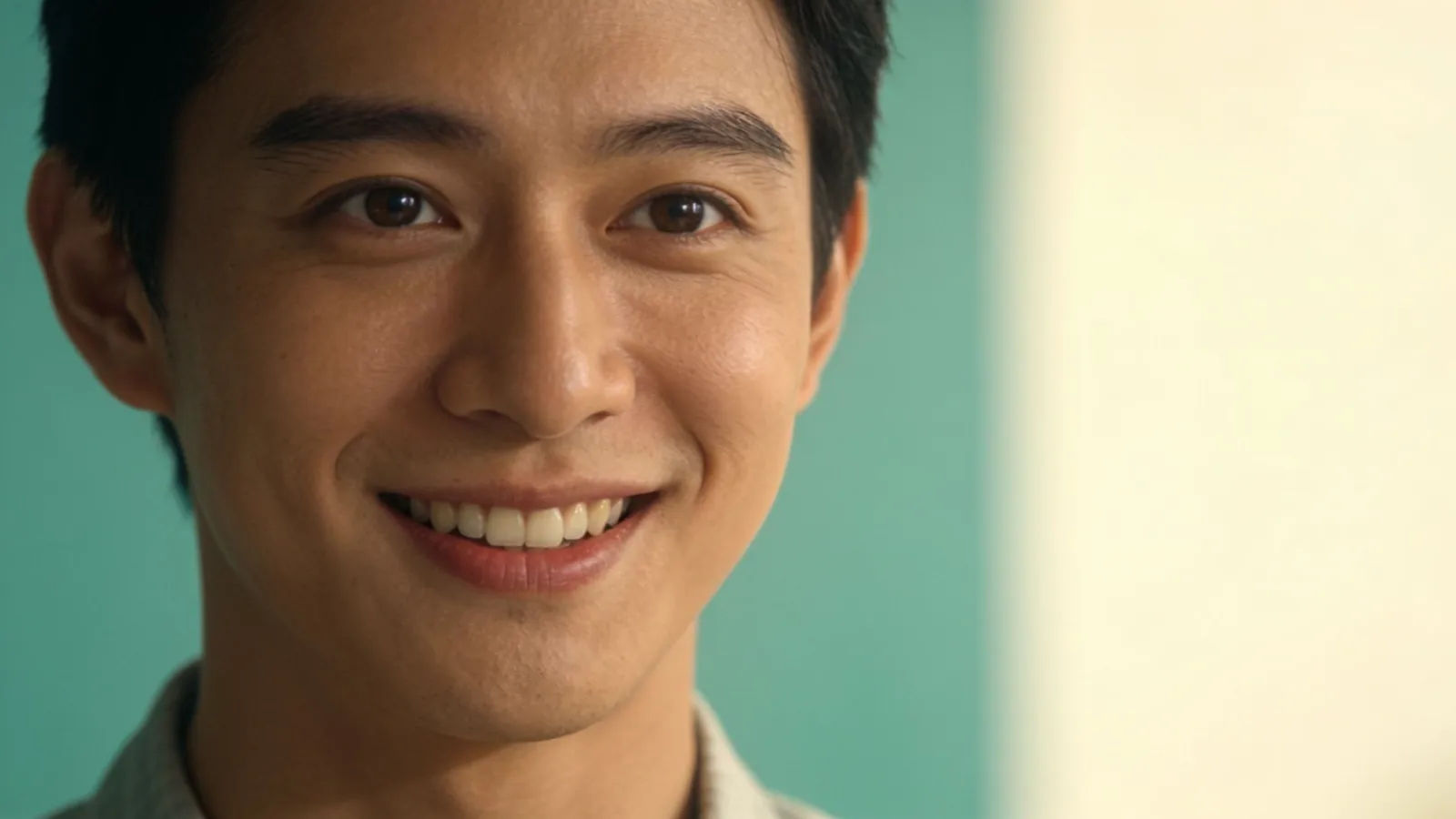 Friendly approachable guide with warm reassuring smile