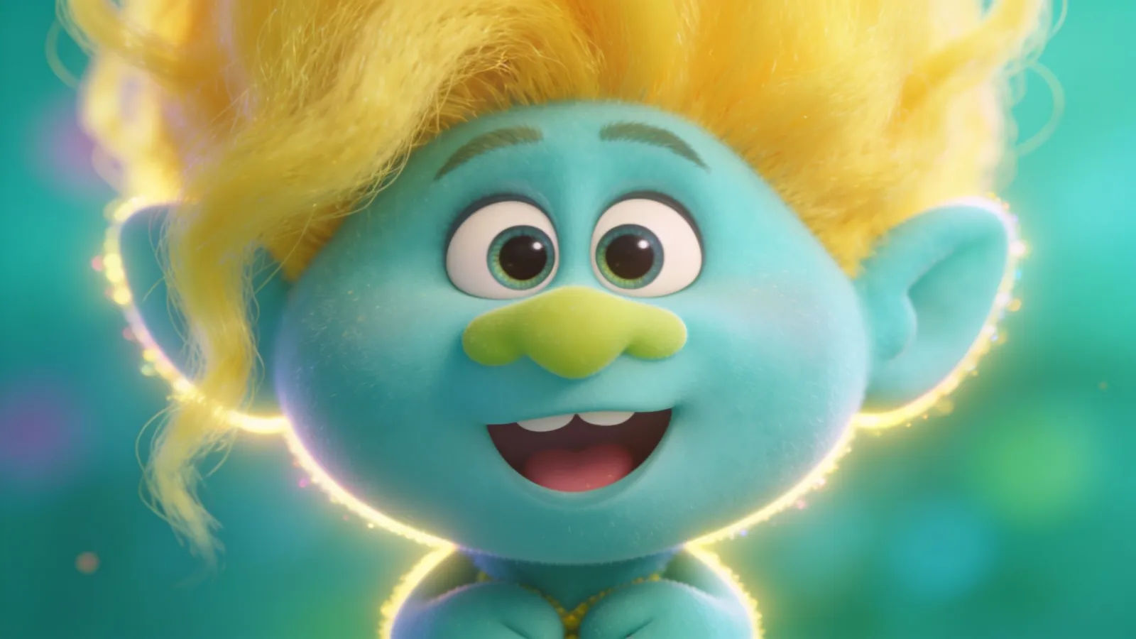 Tiny wide-eyed cartoon character with chirpy expression