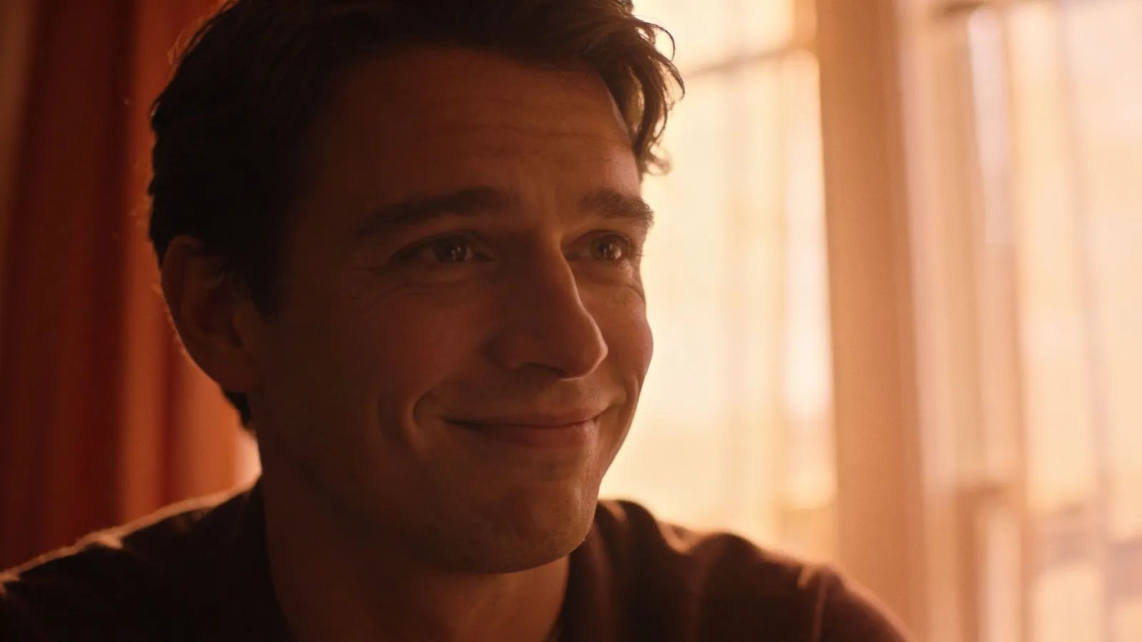 Warm affectionate man with a soft smile