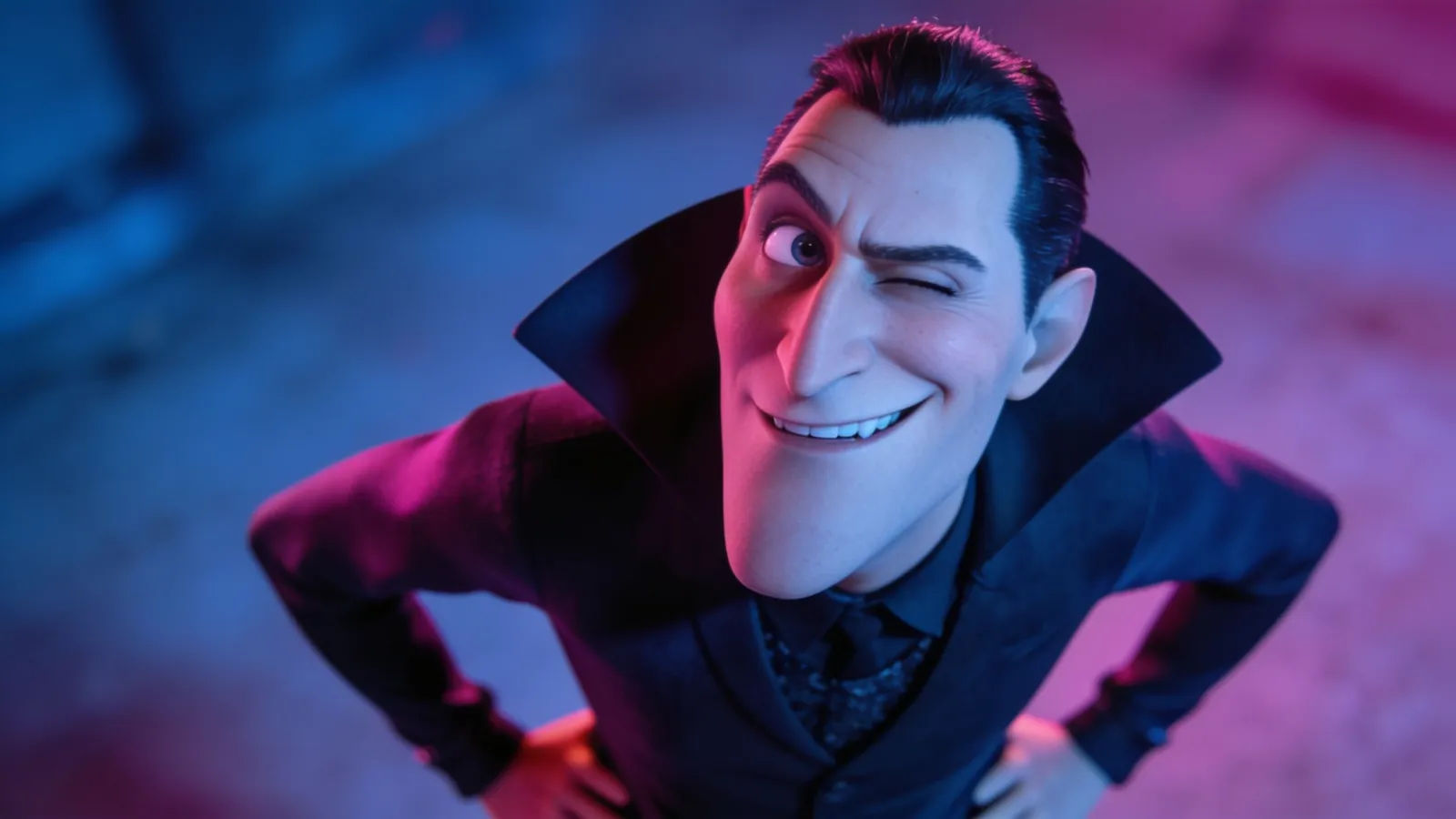 Smug sneering character, dramatic portrait