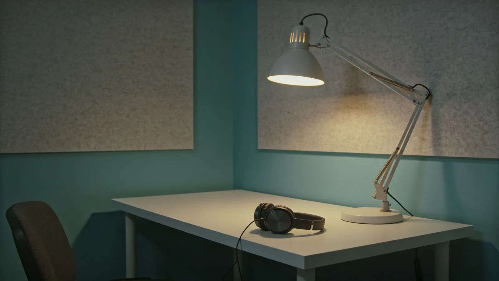 Quiet tutoring support corner with headset