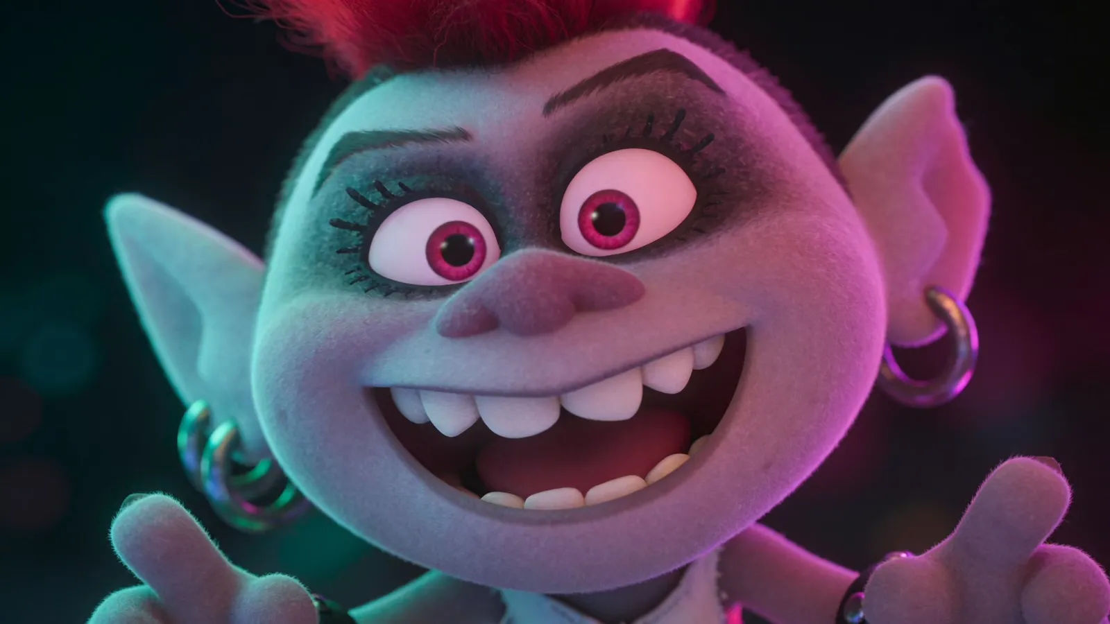 Goofy exaggerated cartoon-like character