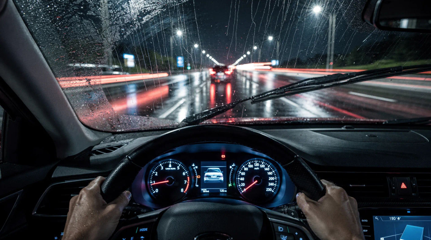 Plano subjetivo: En el taxi