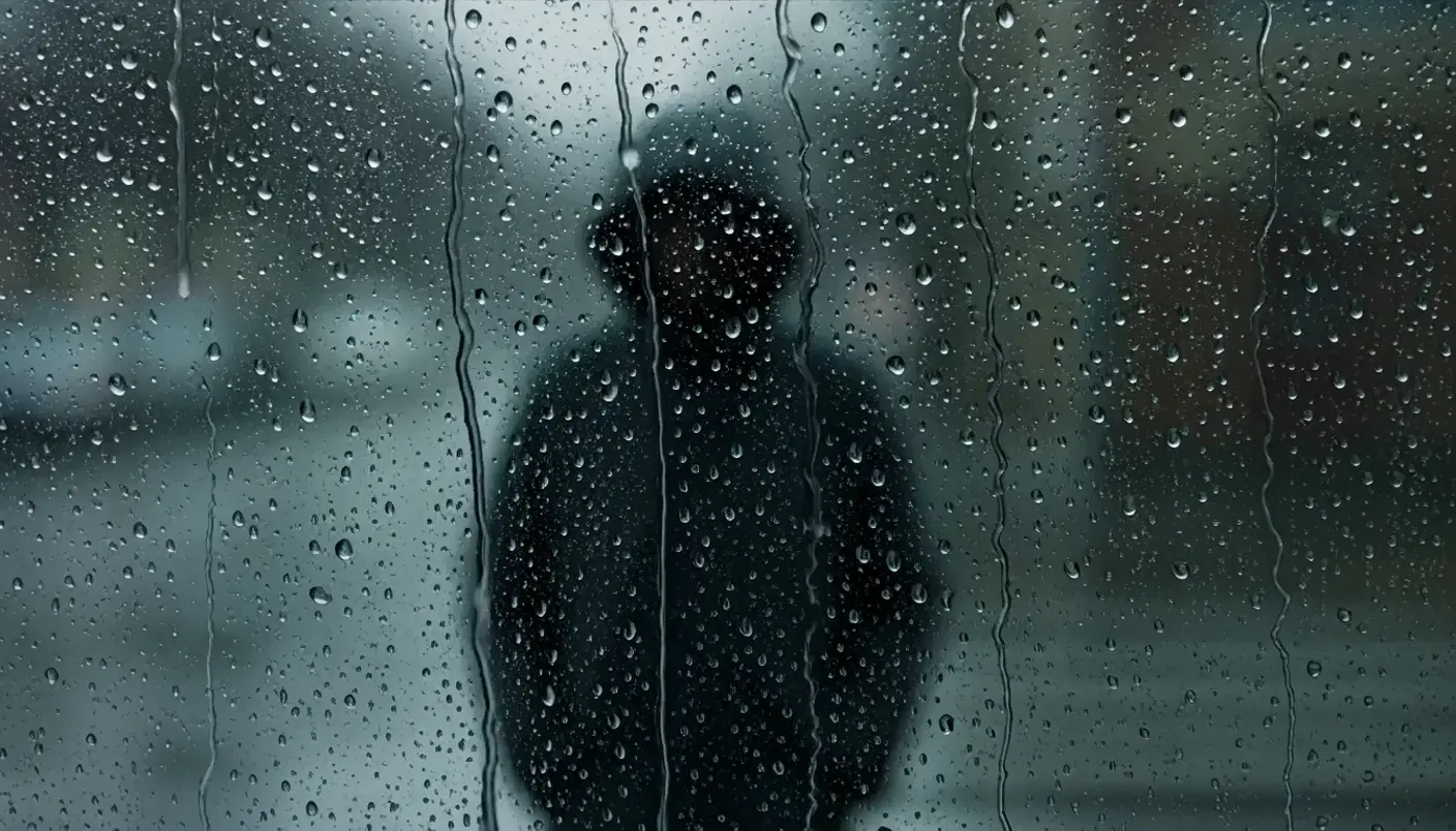 Cambio de enfoque: El puesto bajo la lluvia