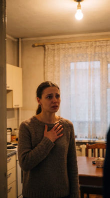 Finished vertical episode frame with the line in Беларуская
