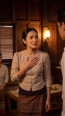 Finished vertical episode frame with the line in မြန်မာ