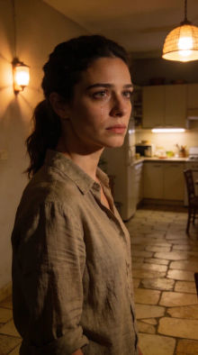 Finished vertical episode frame with the line in עברית