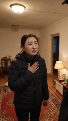 Finished vertical episode frame with the line in Монгол