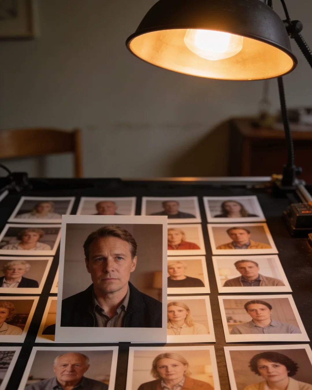 Storyboard cards of a Norwegian family drama laid out on a production table