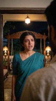 Finished vertical episode frame with the line in ગુજરાતી