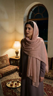 Finished vertical episode frame with the line in فارسی