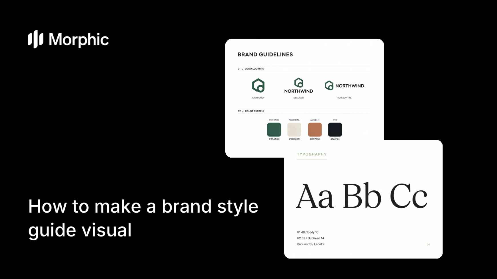 How to make a brand style guide visual