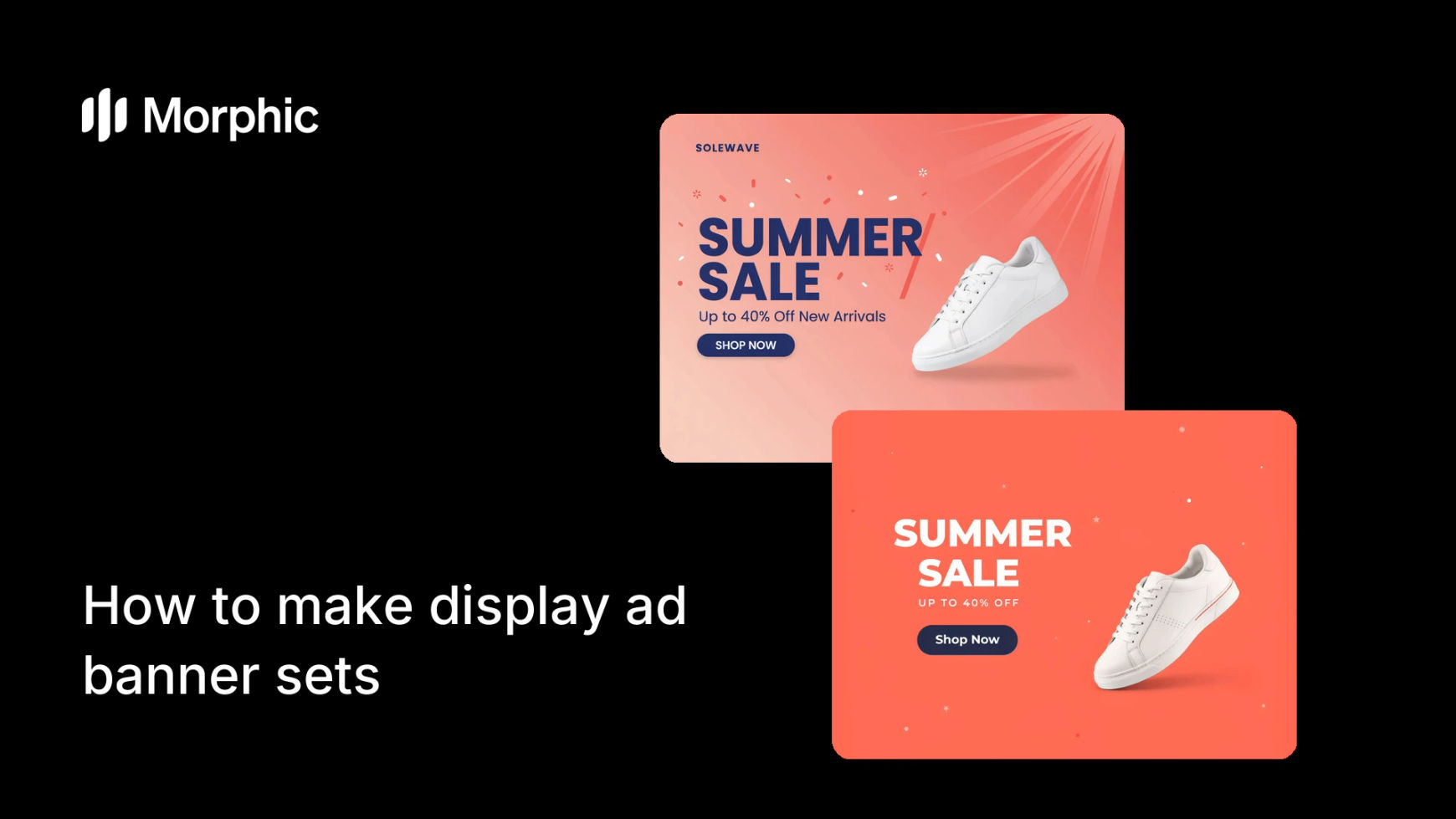 How to make display ad banner sets