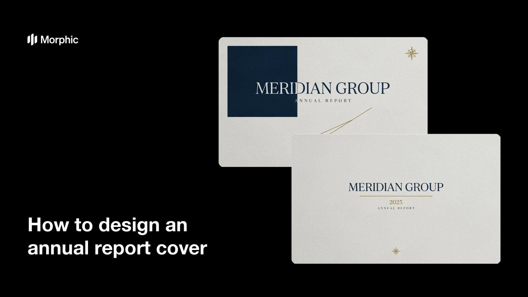 How to design an annual report cover