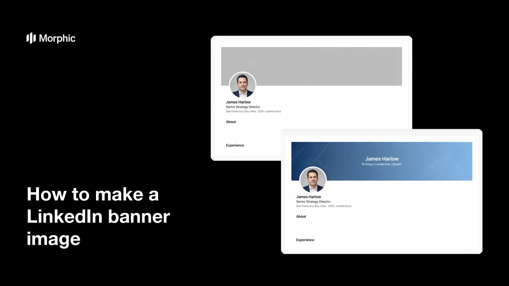 How to make a LinkedIn banner image