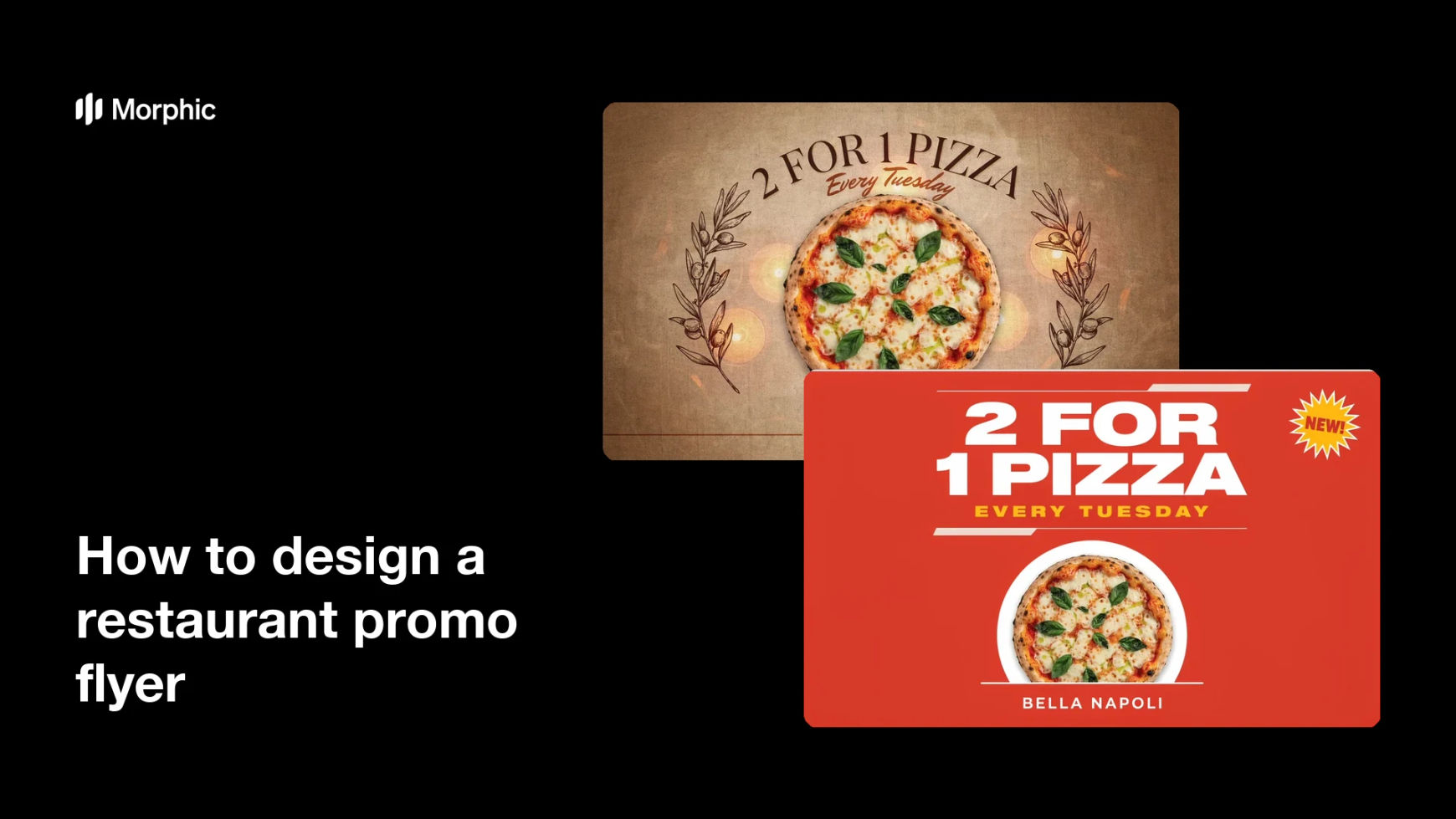 How to design a restaurant promo flyer