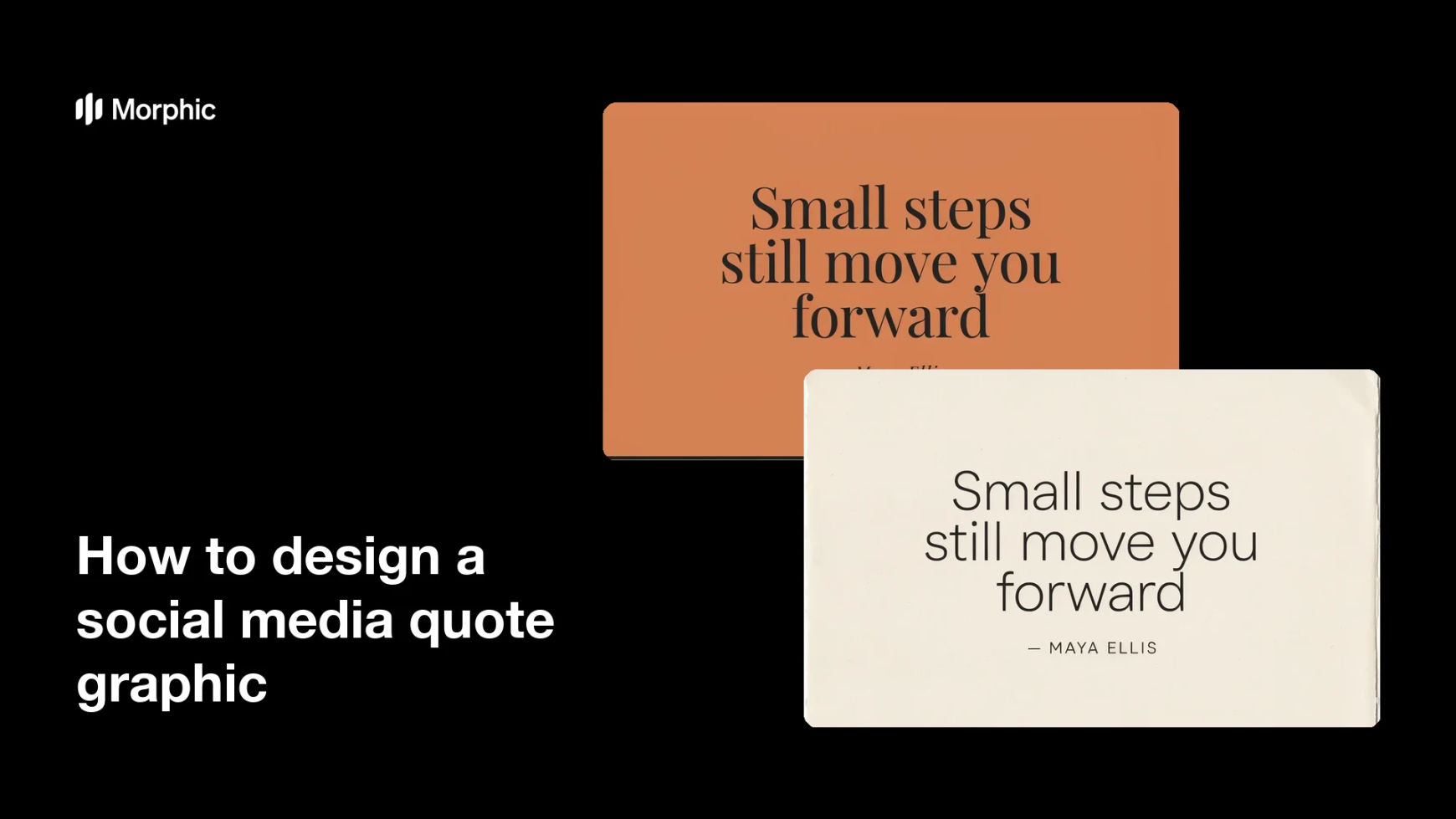 How to design a social media quote graphic