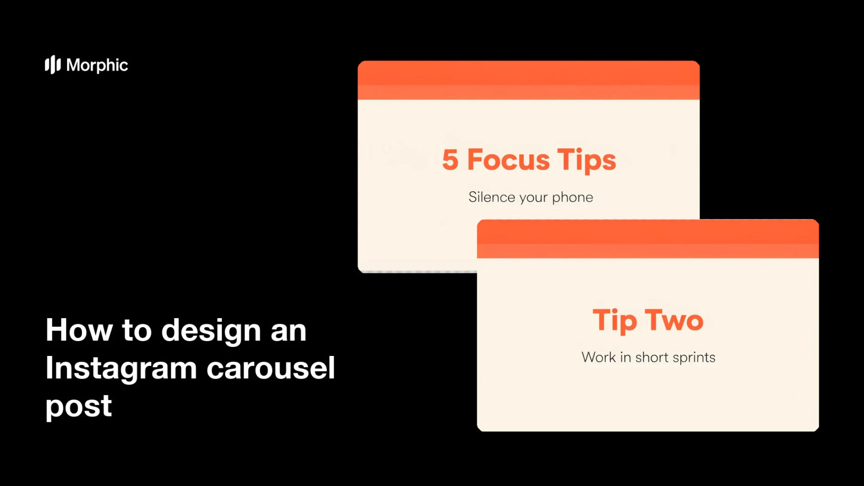 How to design an Instagram carousel post