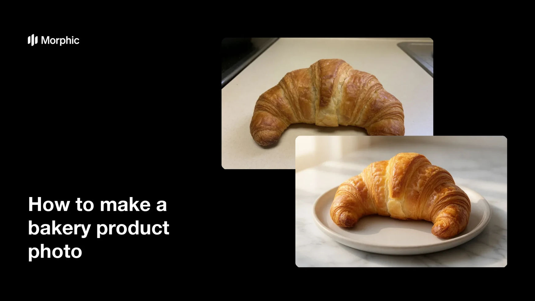 How to make a bakery product photo