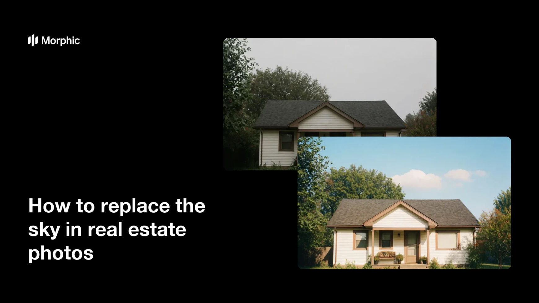 How to replace the sky in real estate photos