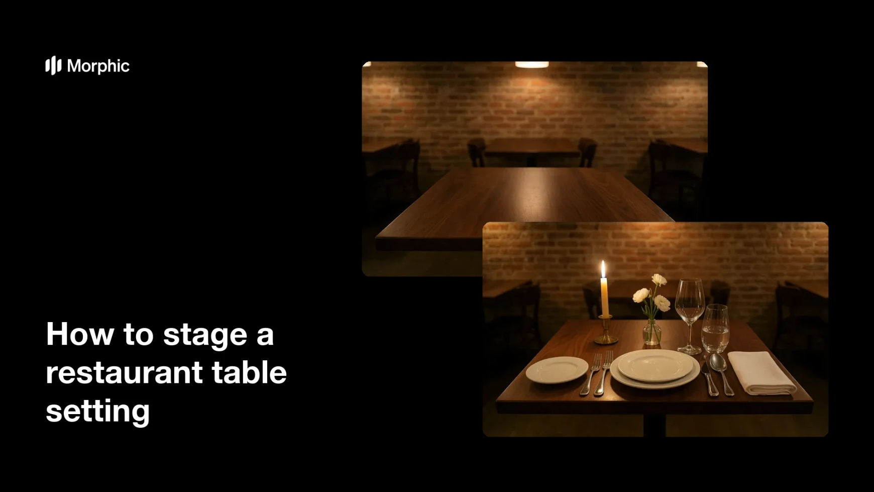 How to stage a restaurant table setting