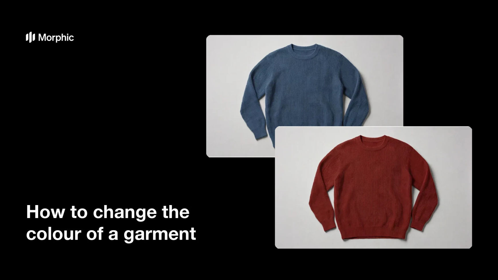 How to change the colour of a garment
