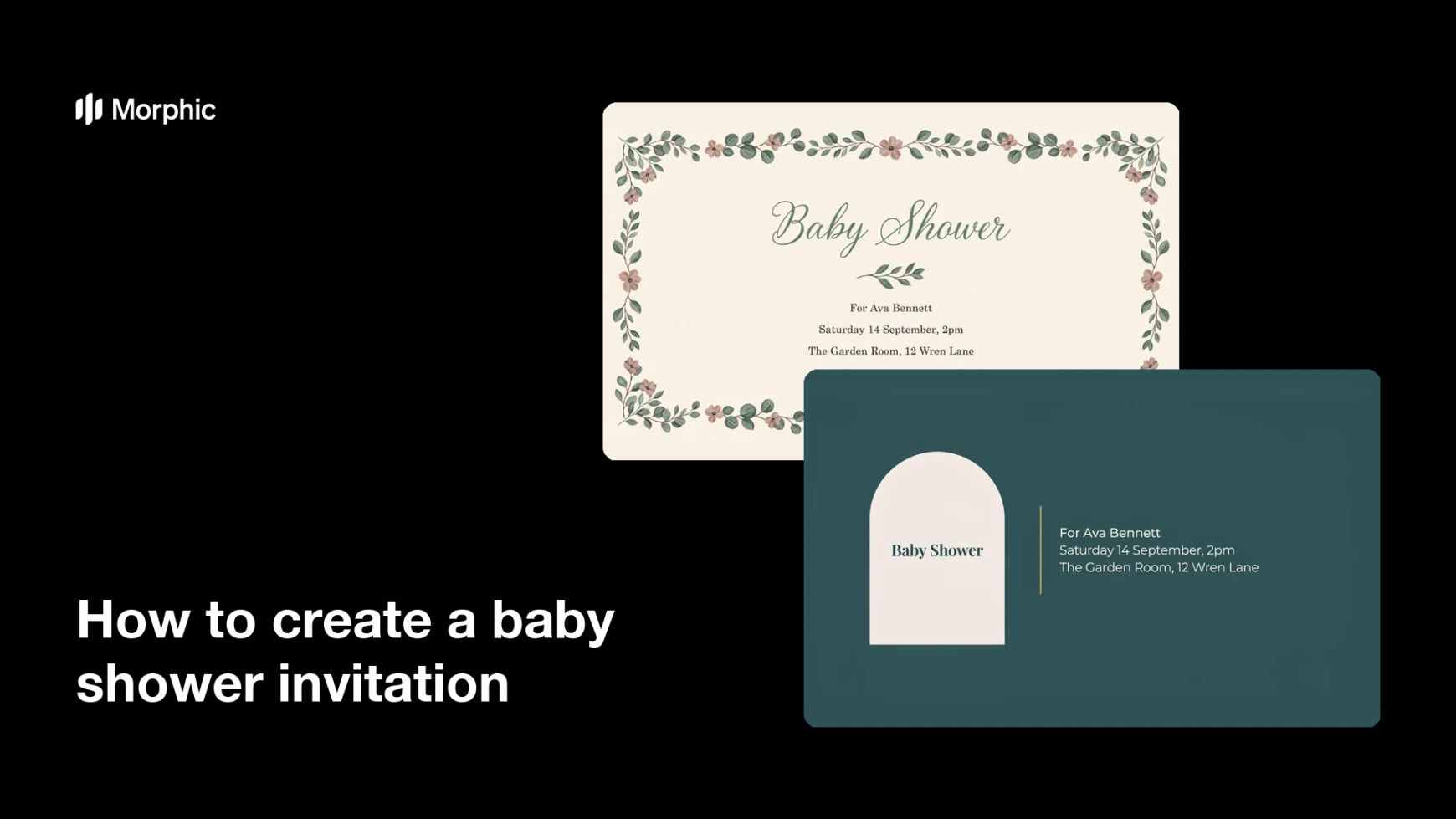 How to create a baby shower invitation
