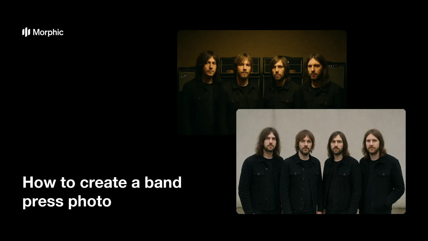 How to create a band press photo
