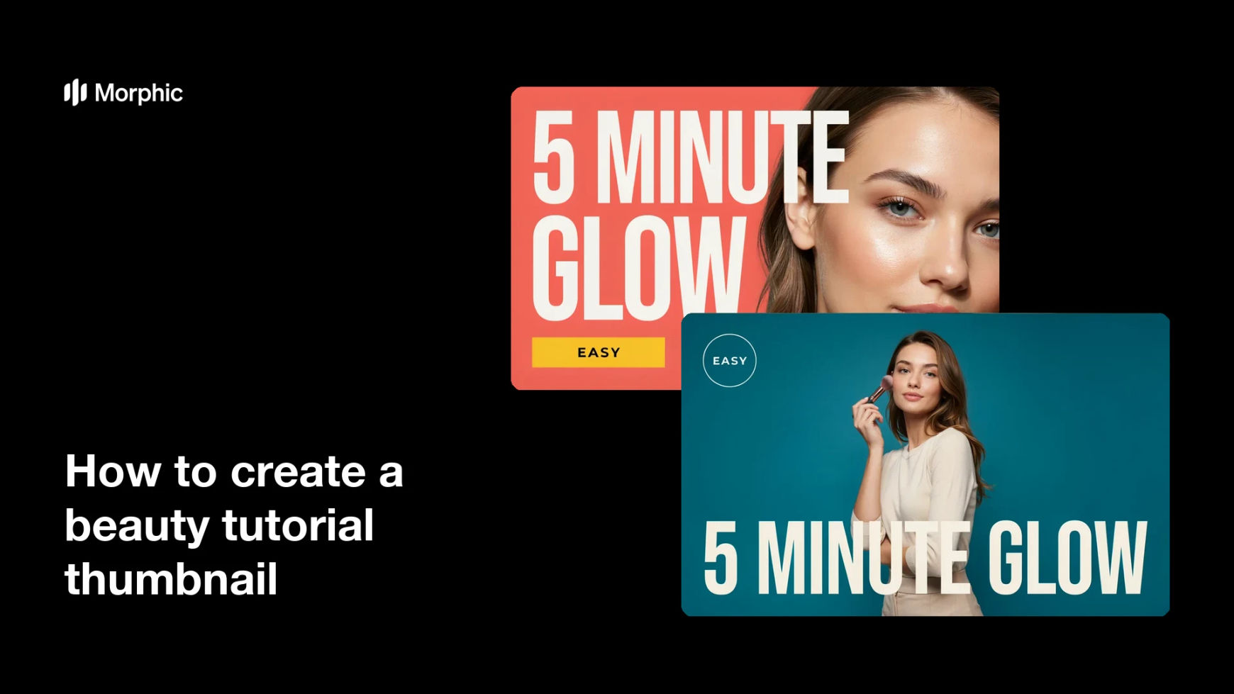 How to create a beauty tutorial thumbnail