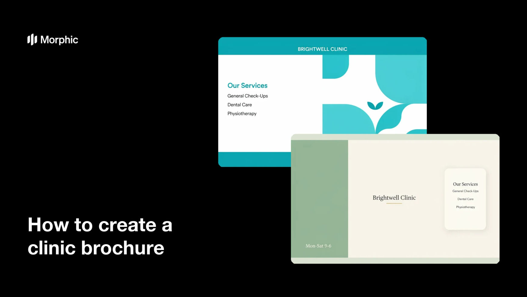 How to create a clinic brochure