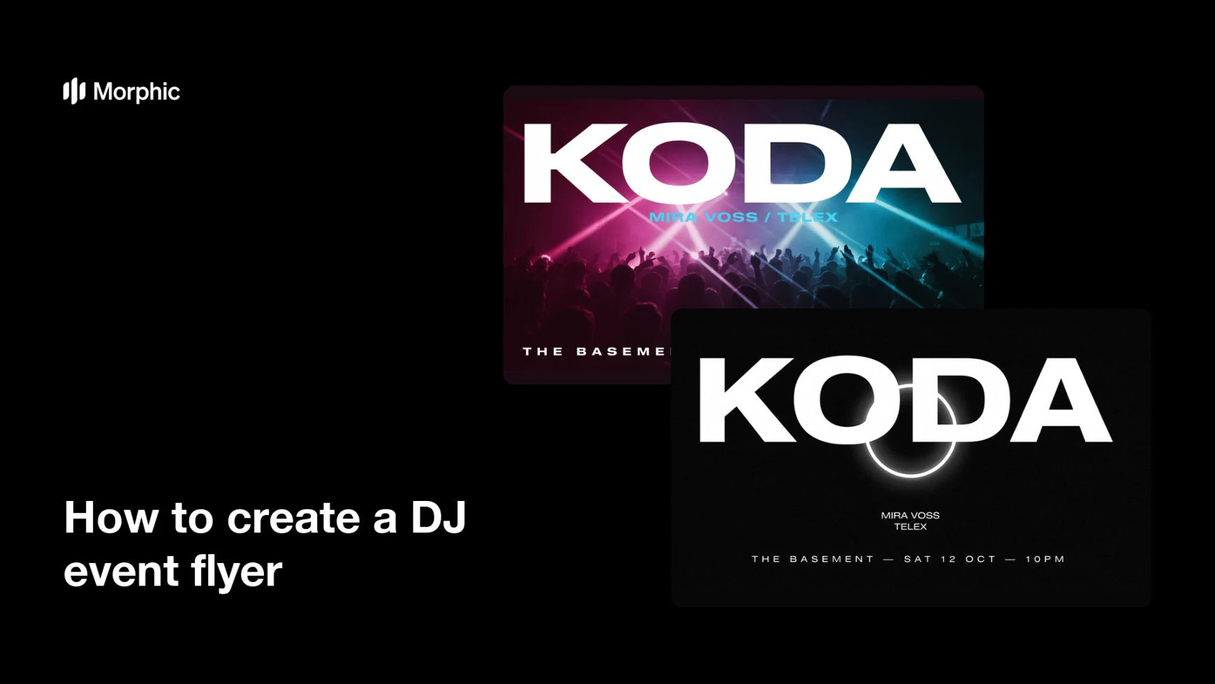 How to create a DJ event flyer