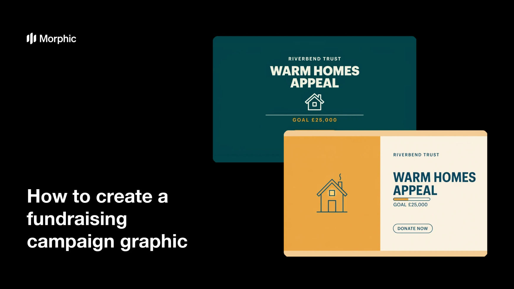 How to create a fundraising campaign graphic
