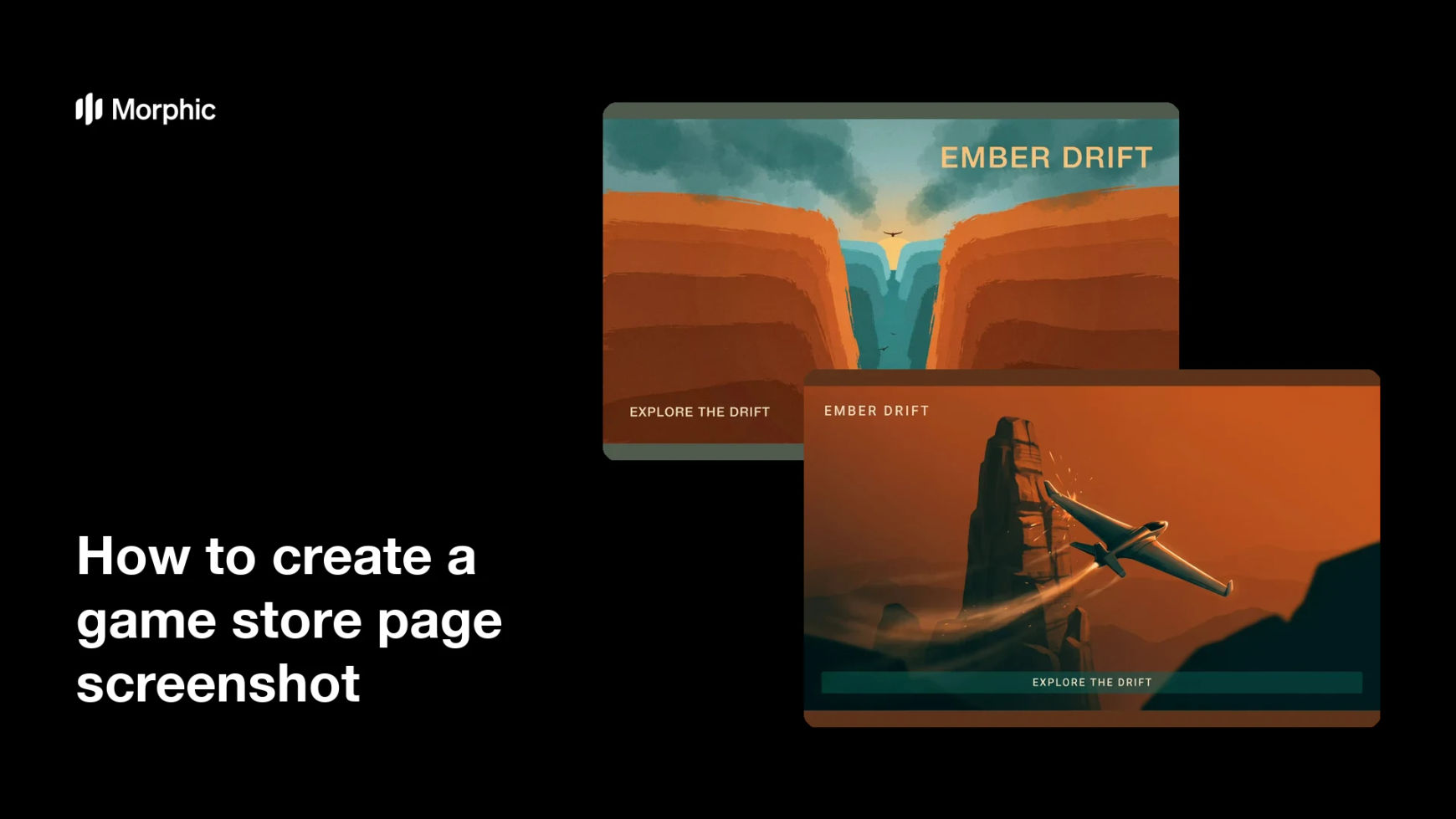 How to create a game store page screenshot