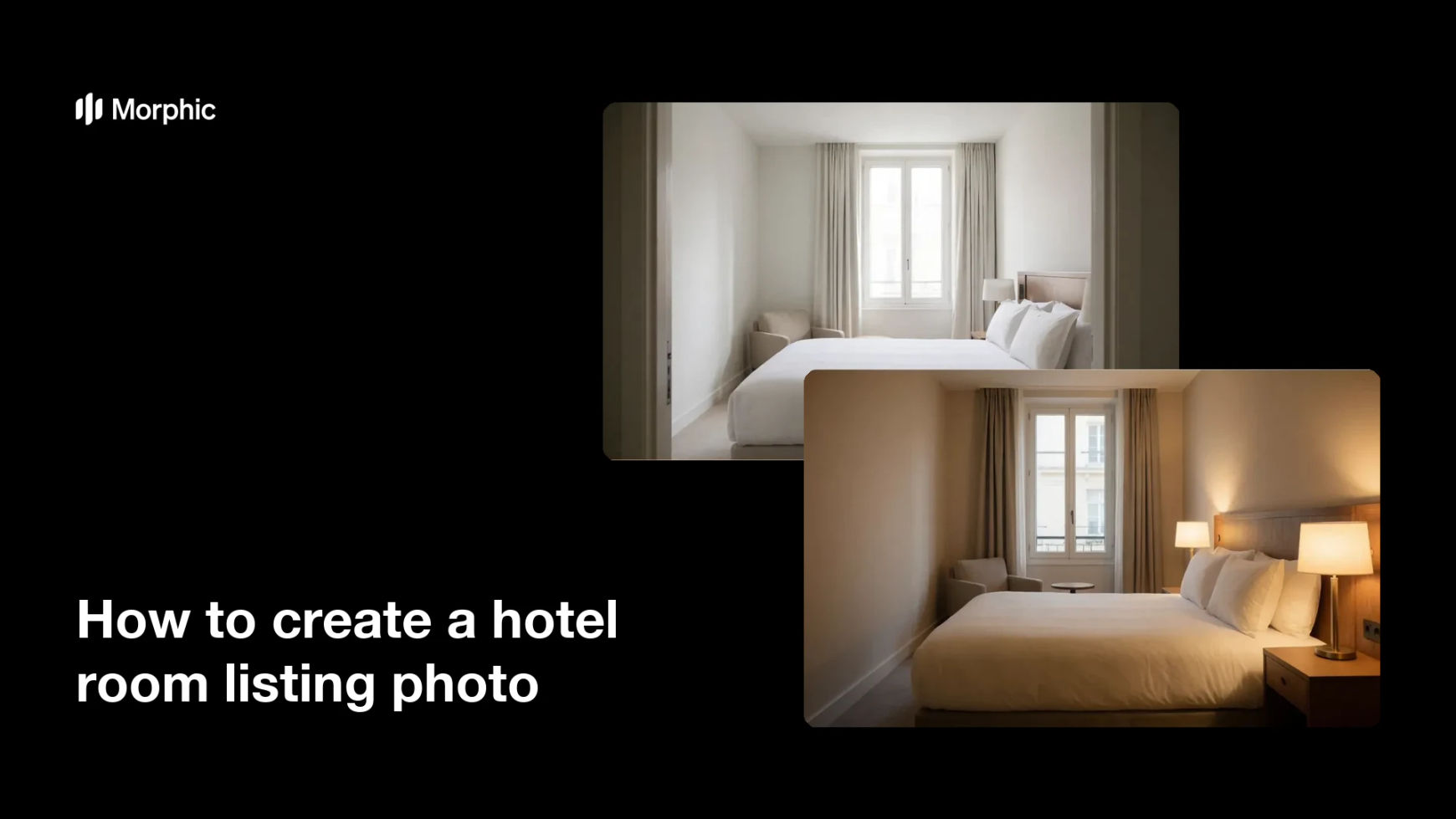 How to create a hotel room listing photo