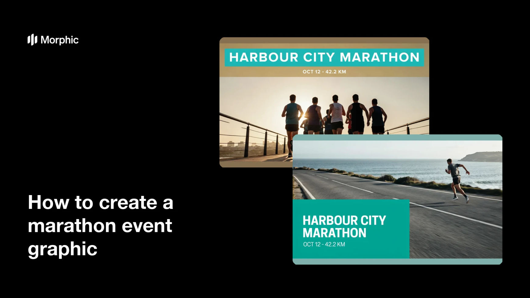 How to create a marathon event graphic