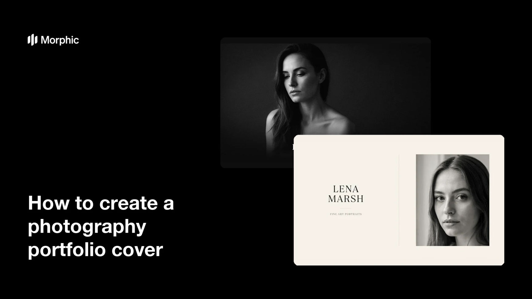 How to create a photography portfolio cover