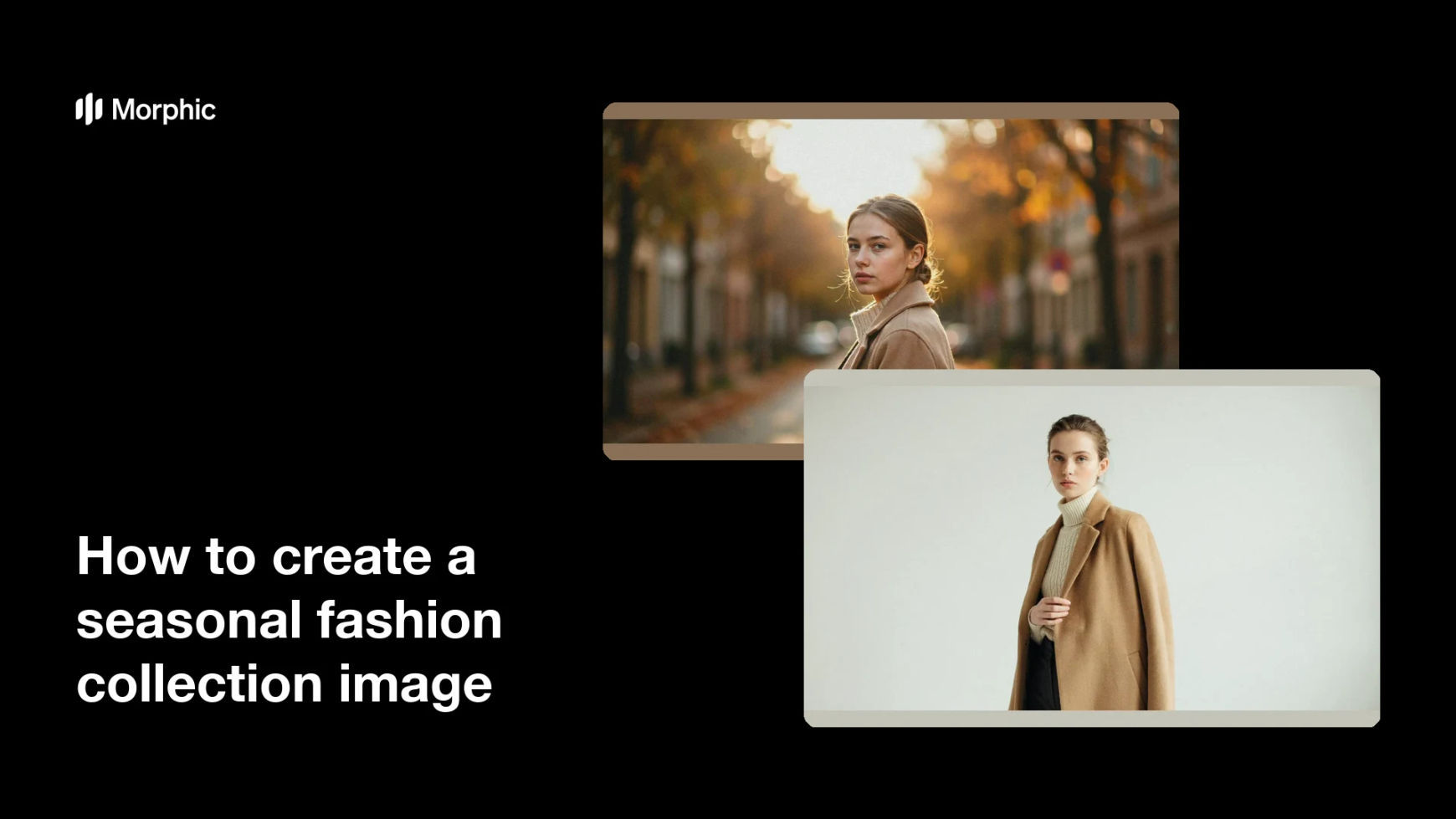 How to create a seasonal fashion collection image