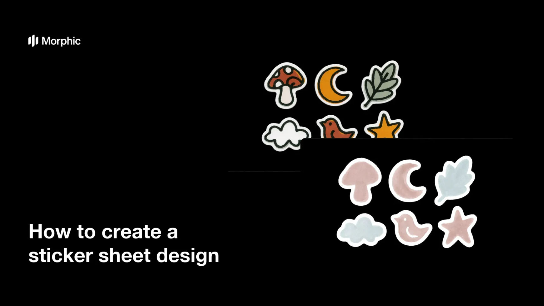 How to create a sticker sheet design