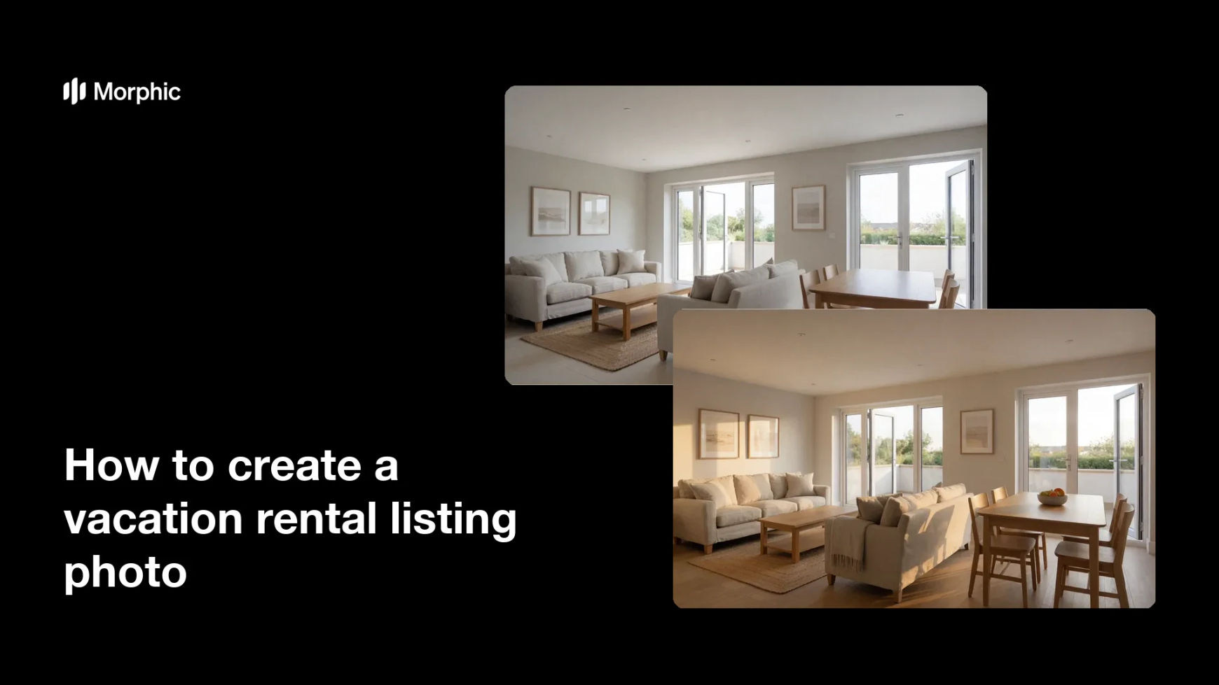 How to create a vacation rental listing photo
