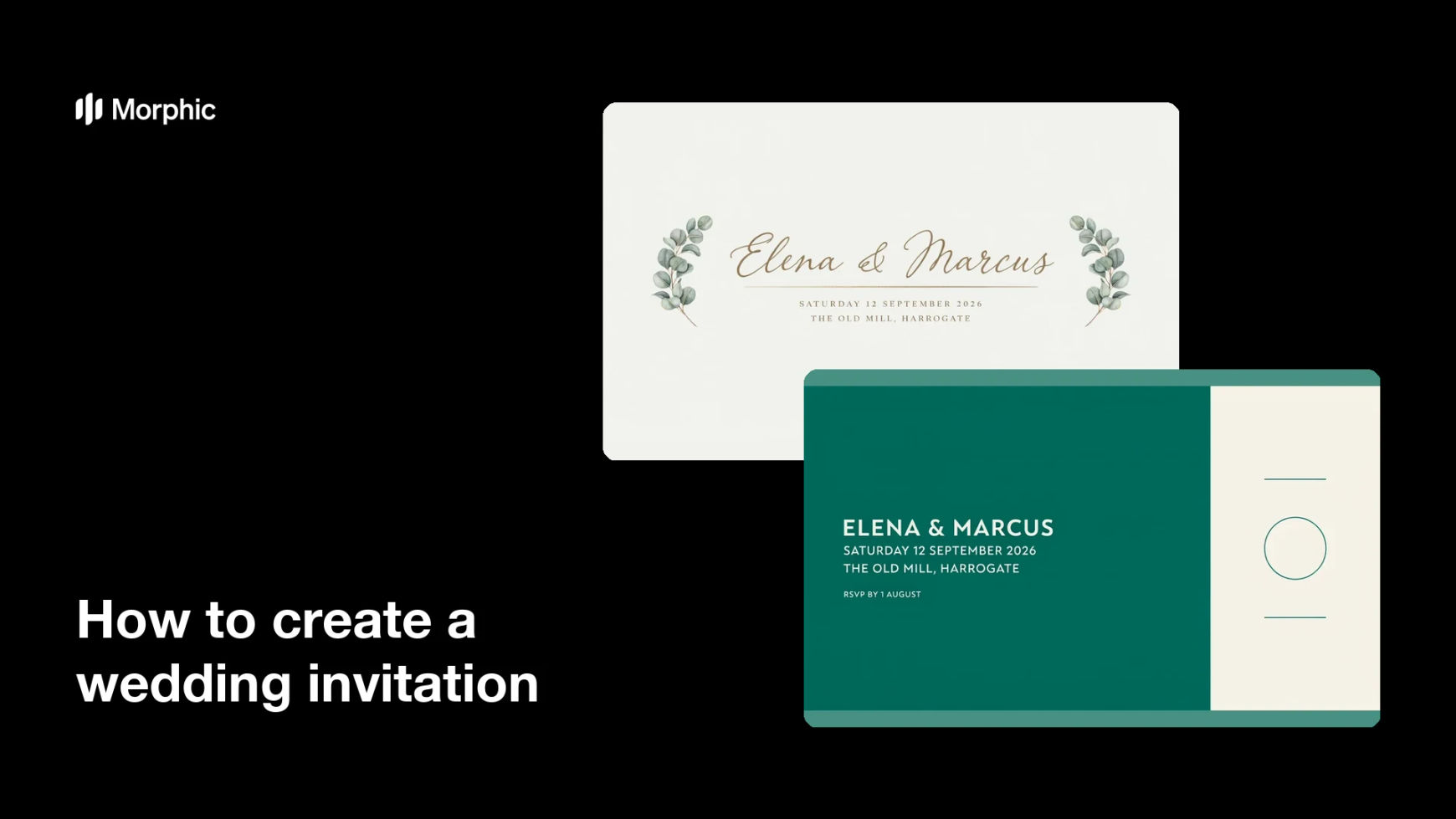 How to create a wedding invitation