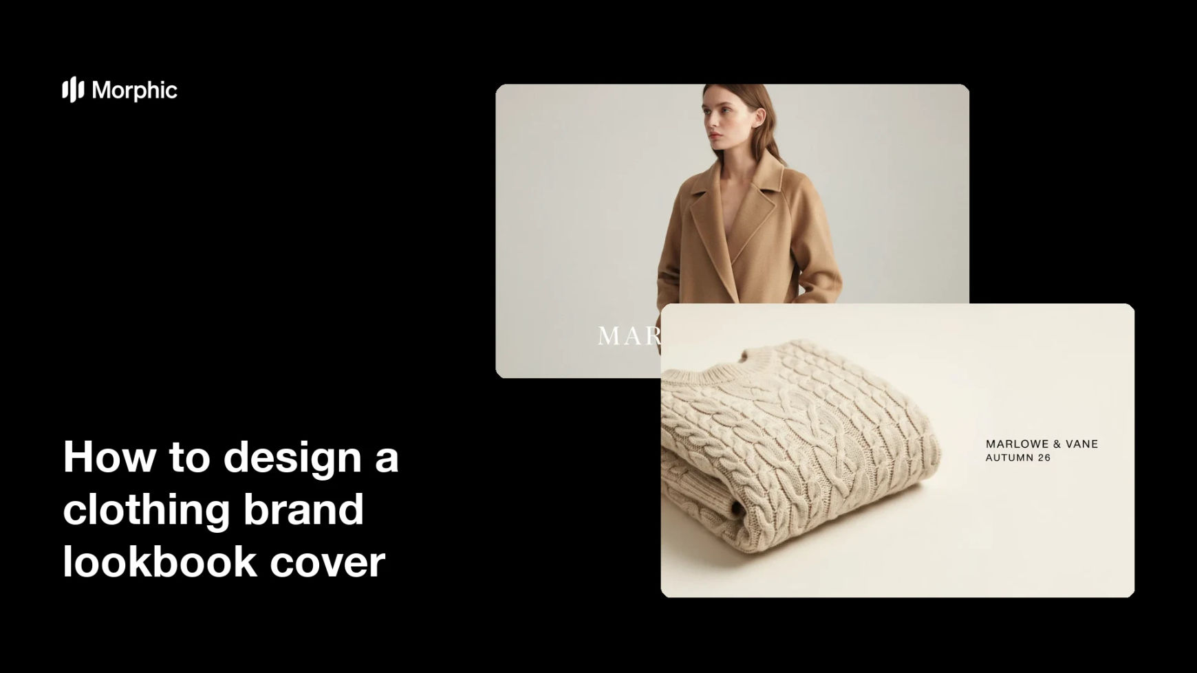 How to design a clothing brand lookbook cover