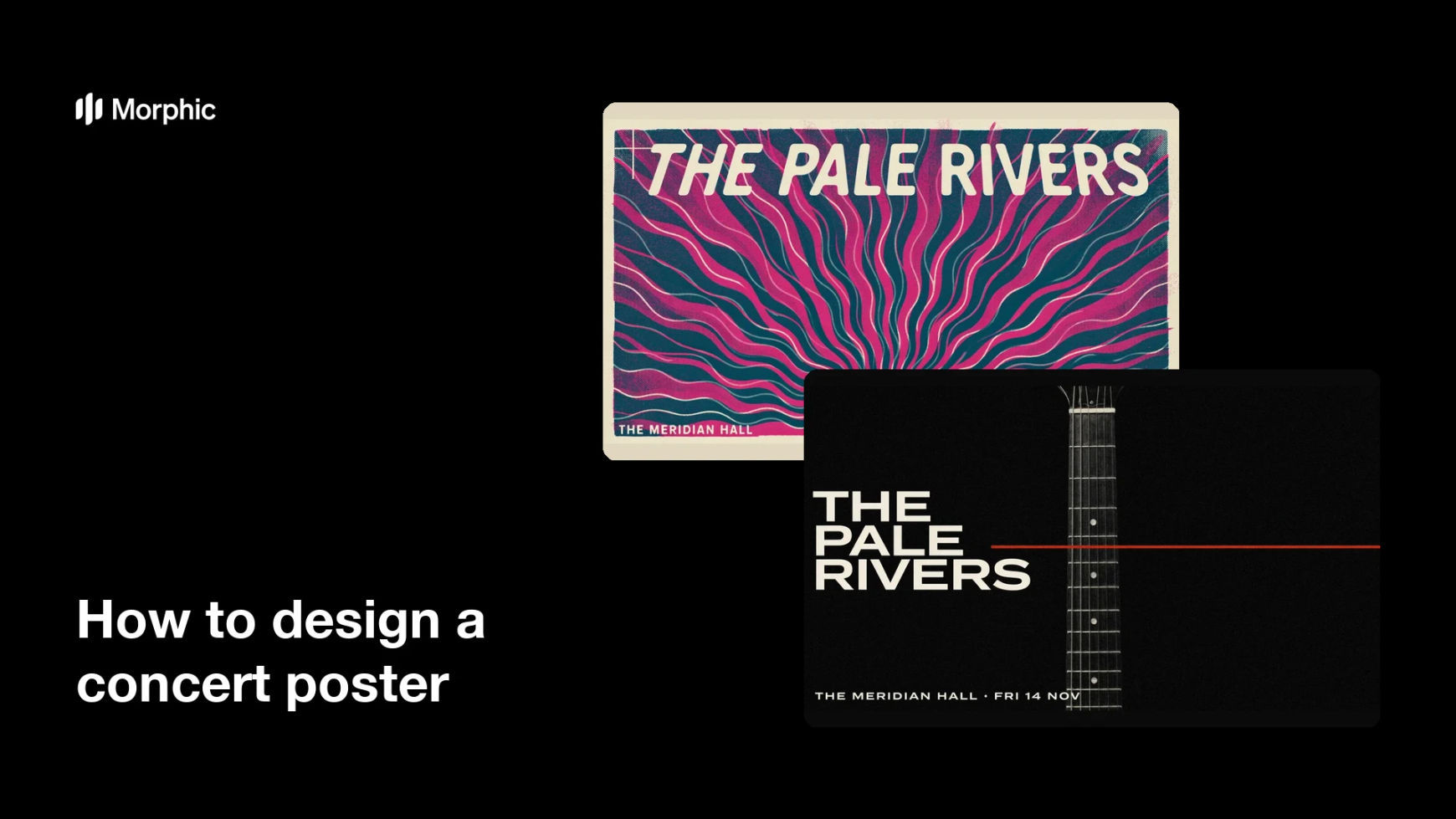 How to design a concert poster