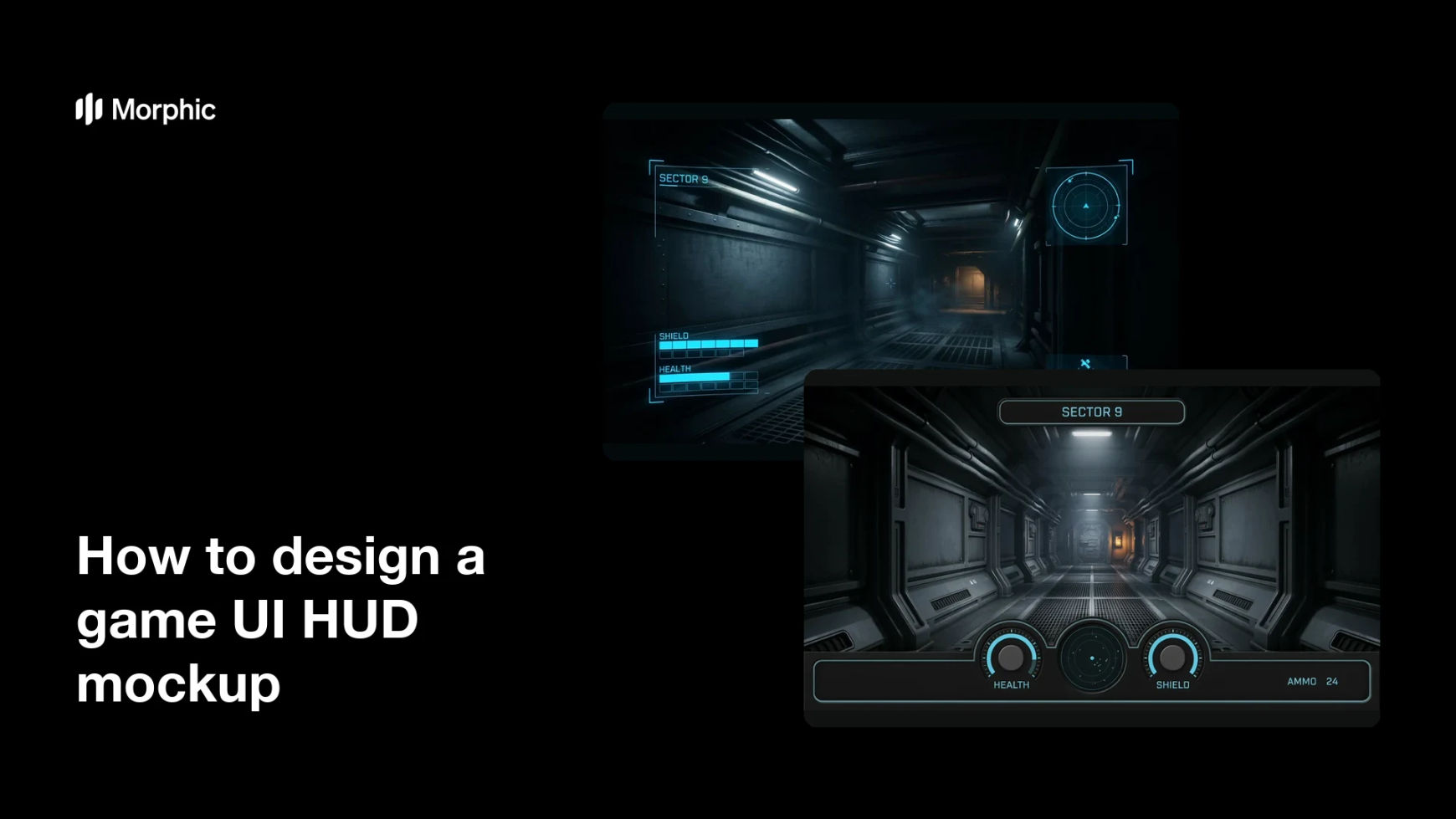How to design a game UI HUD mockup