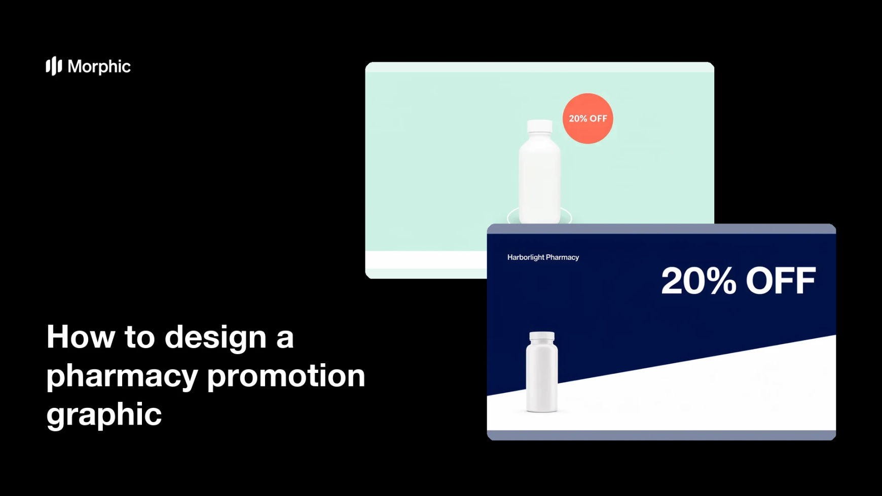 How to design a pharmacy promotion graphic