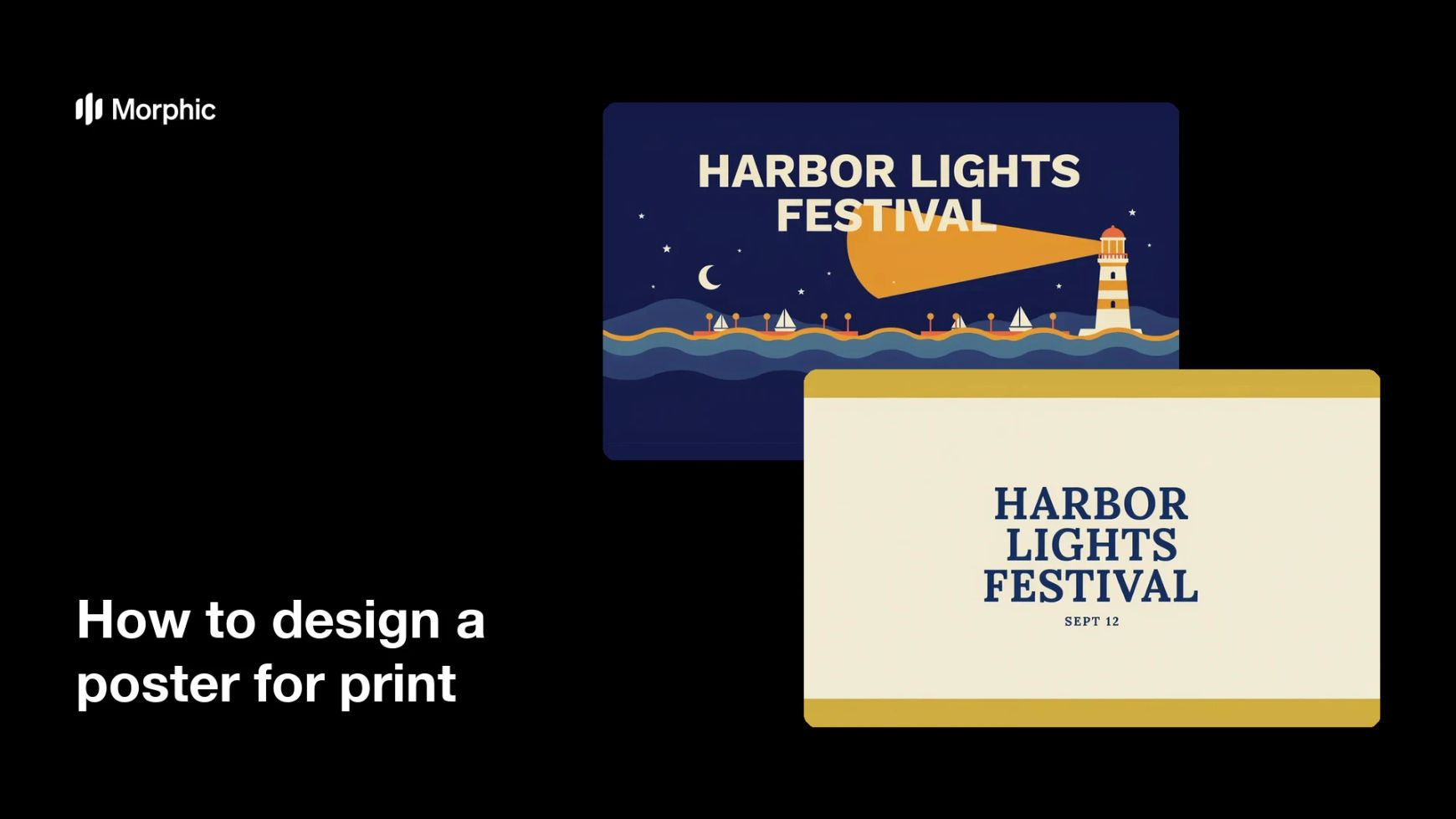 How to design a poster for print