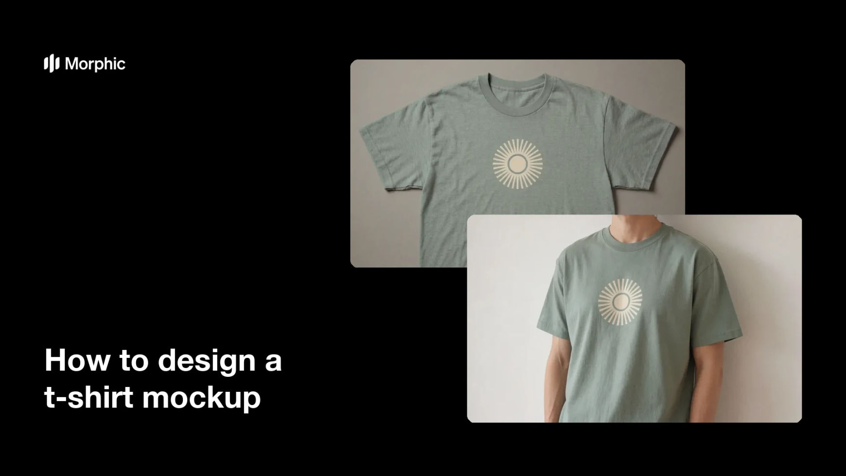 How to design a t-shirt mockup